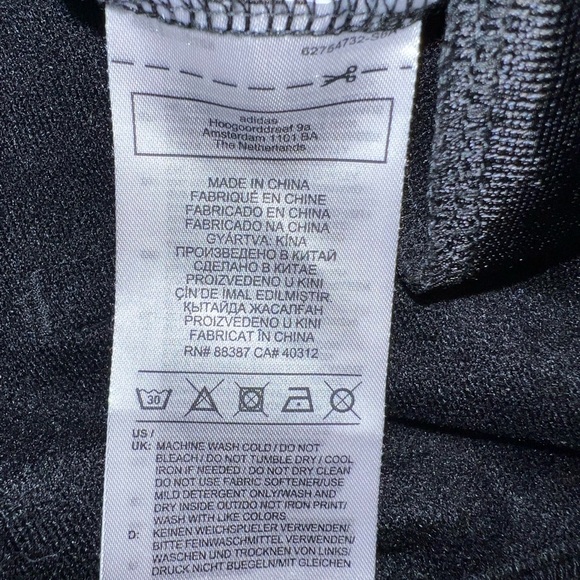 Adidas ORIGINAL Women’s Logo Track Pants Size Small Black/Gold - Picture 10 of 13